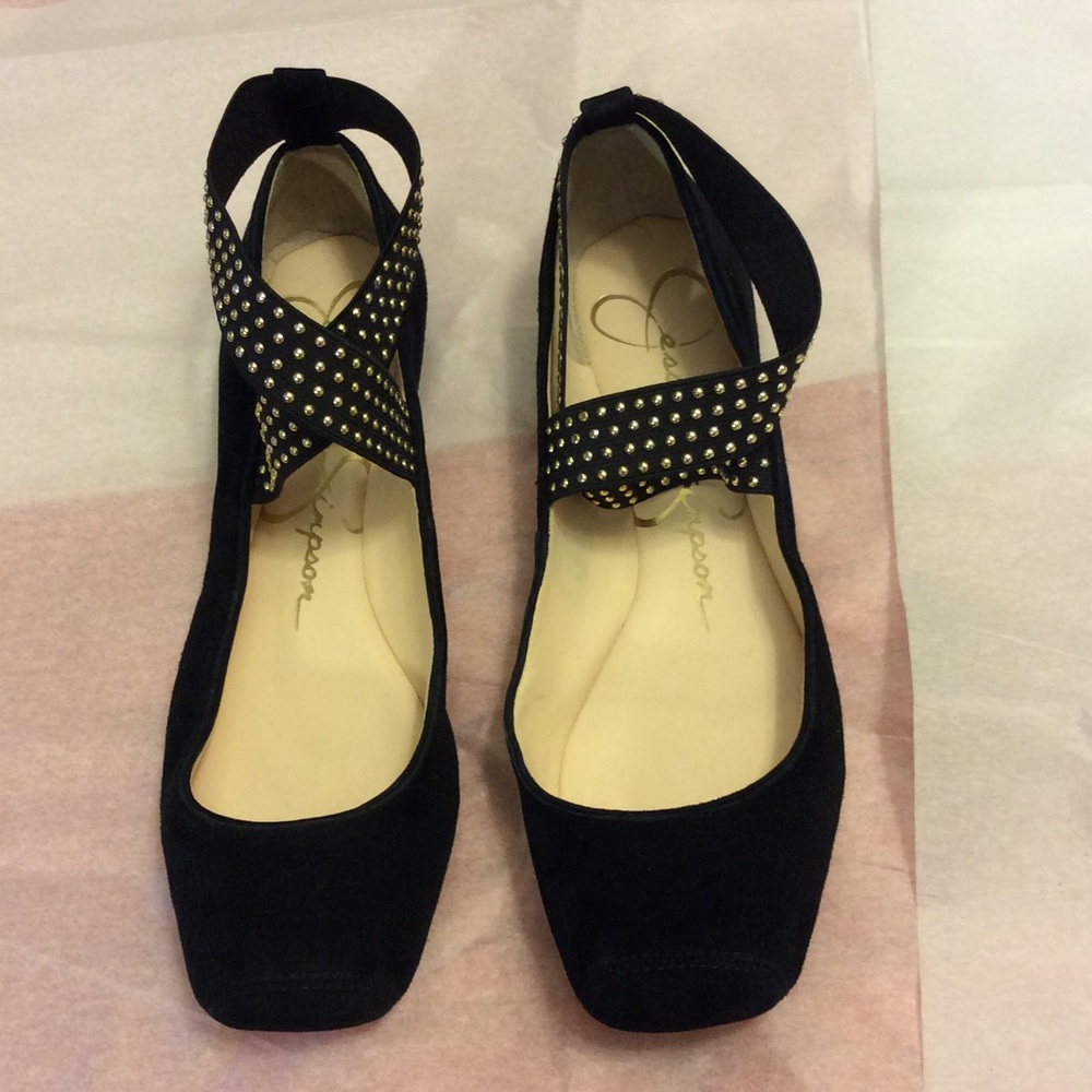 Jessica Simpson studded ballet flats. 8.5